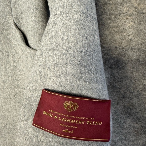Wilfred Gray Wool Cashmere Blend Coat Women’s Elegant Classic Jacket Size Small - Picture 6 of 15